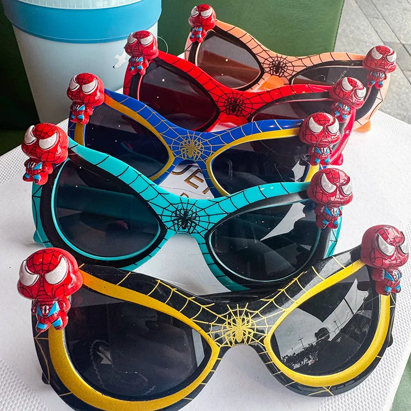 Spider-Man Kids Sunglasses for Toddlers – Cool Cartoon UV Protection Sun Glasses, Superhero Toy Eyewear for Boys & Girls, Fun Birthday Gift for Children